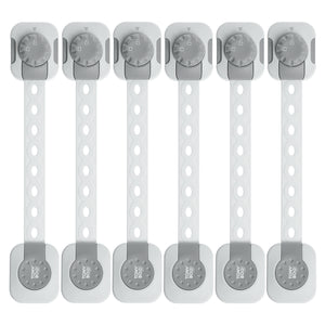 Dreambaby Cabinet Glide Lock Extra Long - Extra Long - Baby Safety Locks (6  Pack)